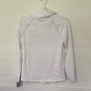 Under Armour Run White Mock Neck Long Sleeve Base Layer Top Women’s M